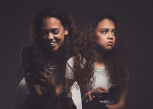 woman with curly hair wonders what causes a mood disorder