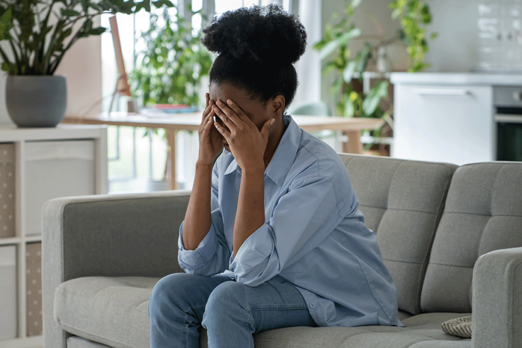 a woman struggles to cope with bipolar disorder