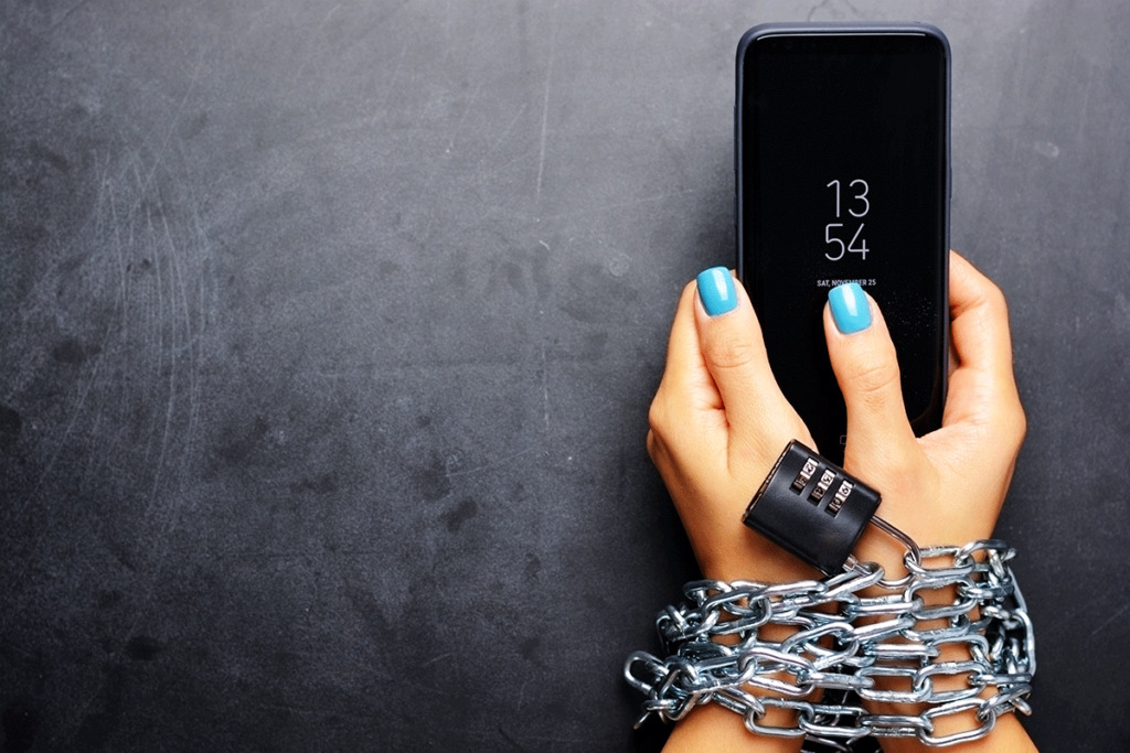 Visualization of the difficulties related to learning how to break a screen addiction