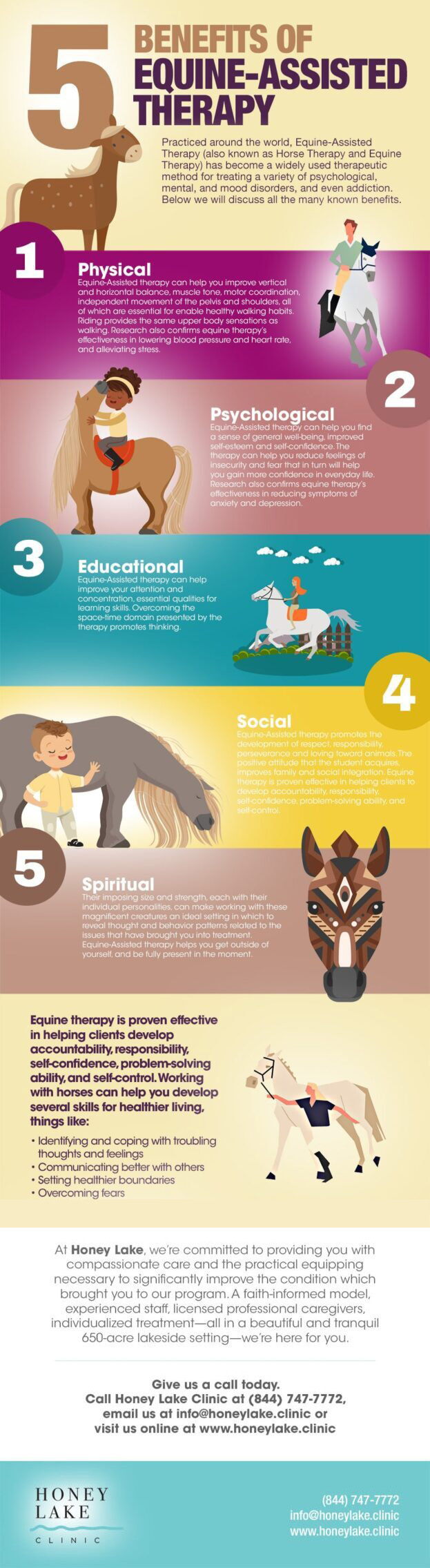 What are 5 Benefits of Equine-Assisted Therapy?